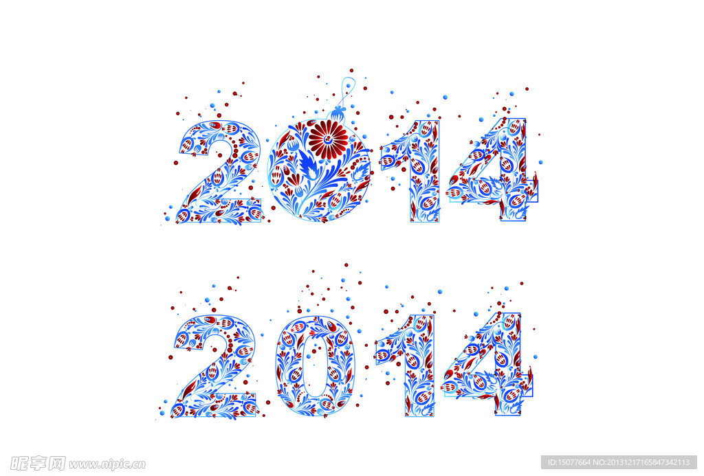 2014花纹字体