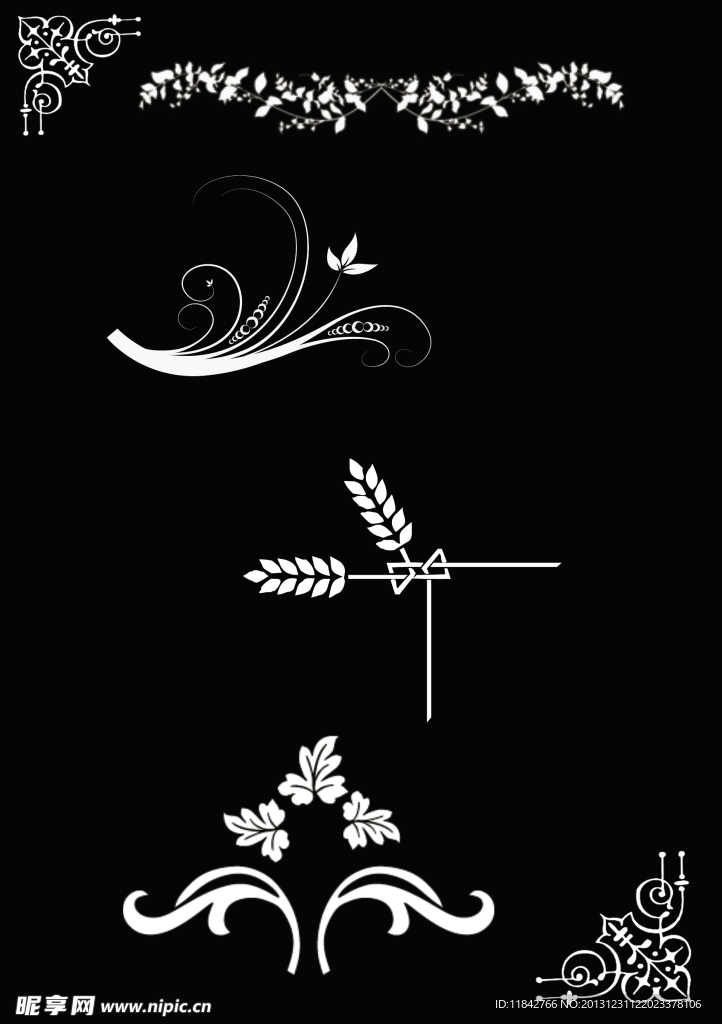 边框 花纹素材