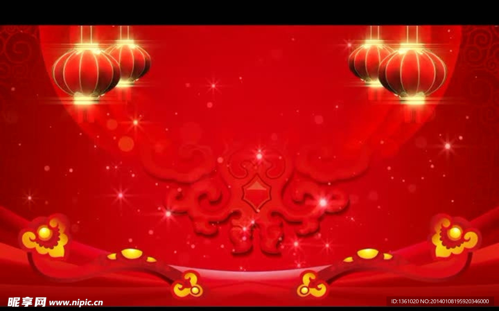 春节灯笼视频素材