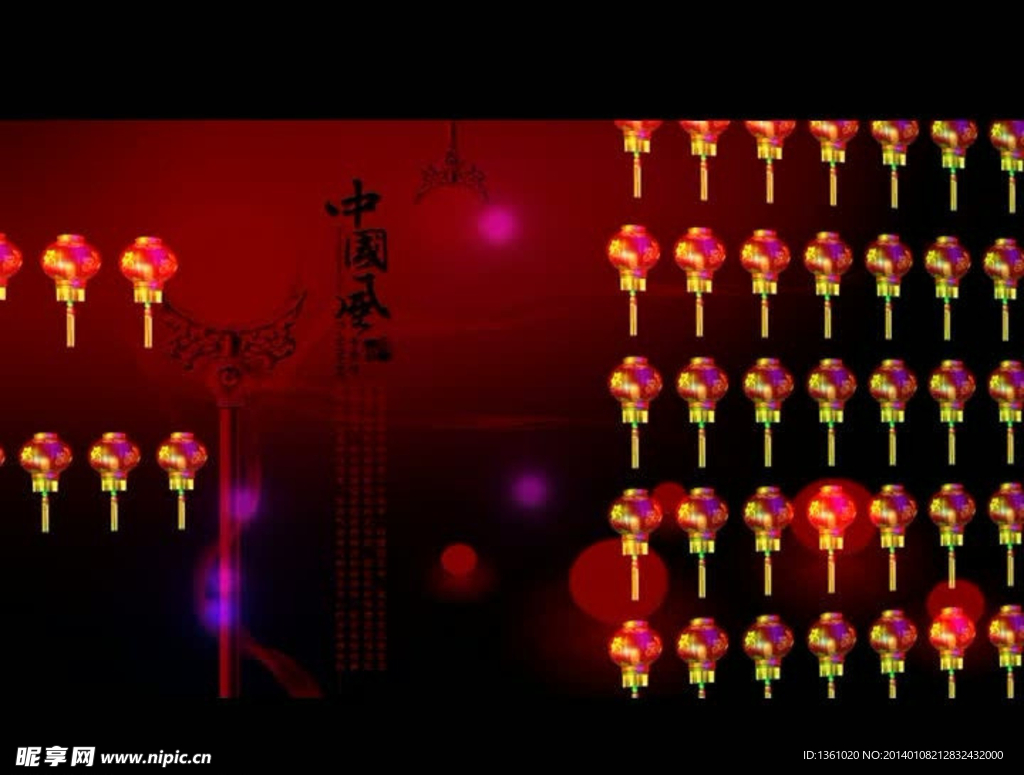 春节灯笼视频素材