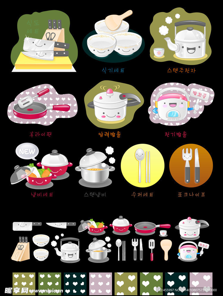 厨房用品厨具素材集合