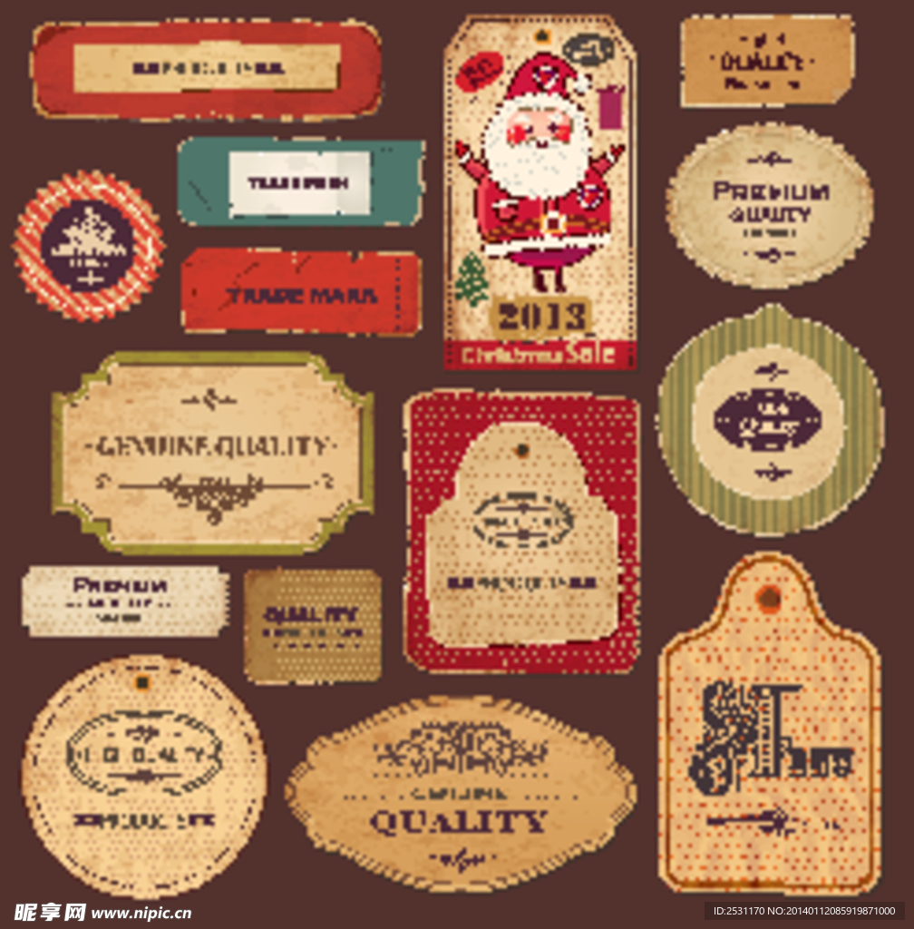 圣诞标签