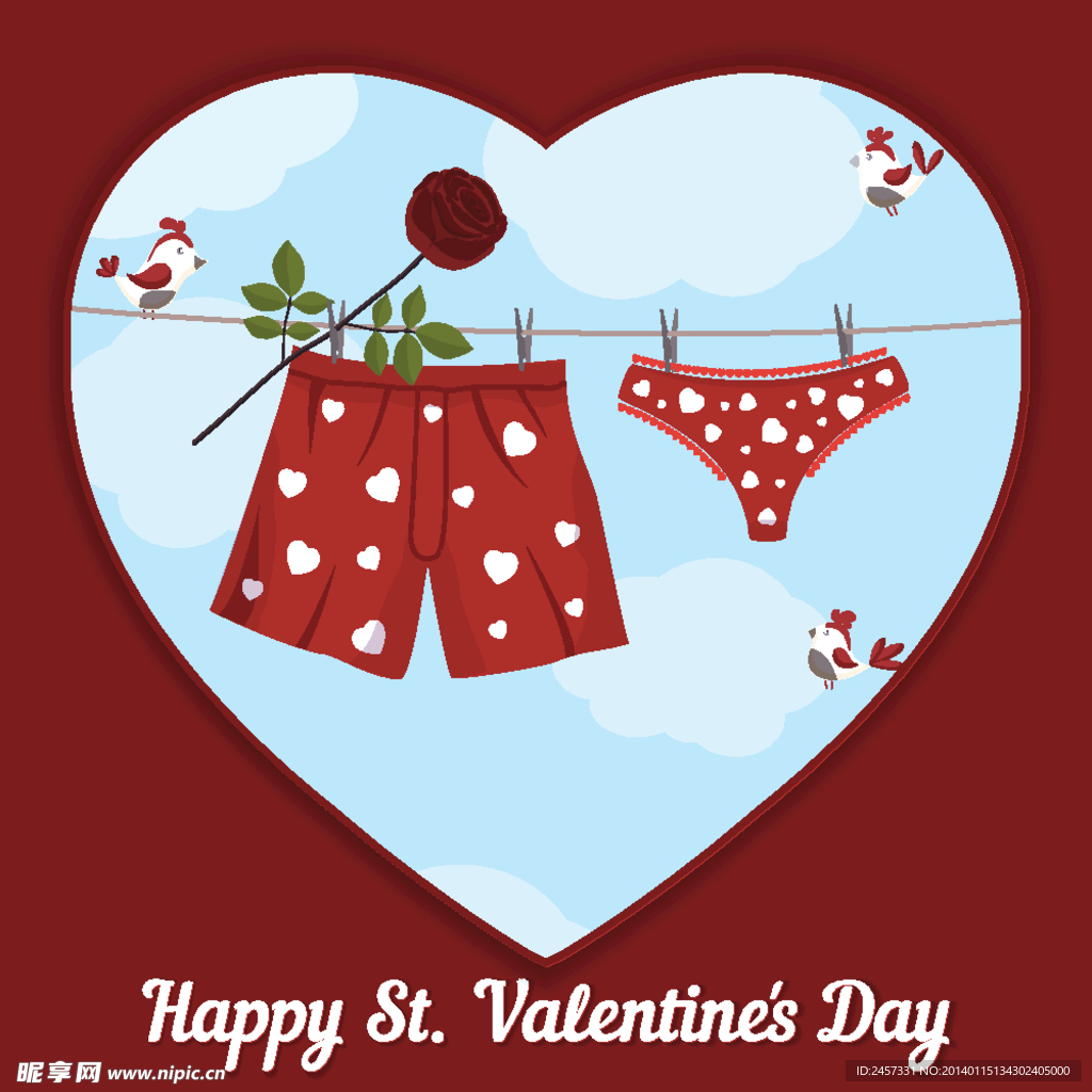 情人节情侣内衣