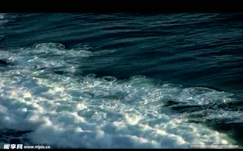 海岸海滩风景画视频