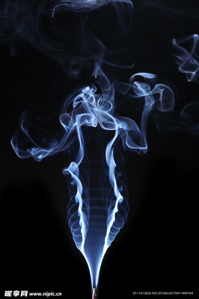 黑色背景青烟贴图