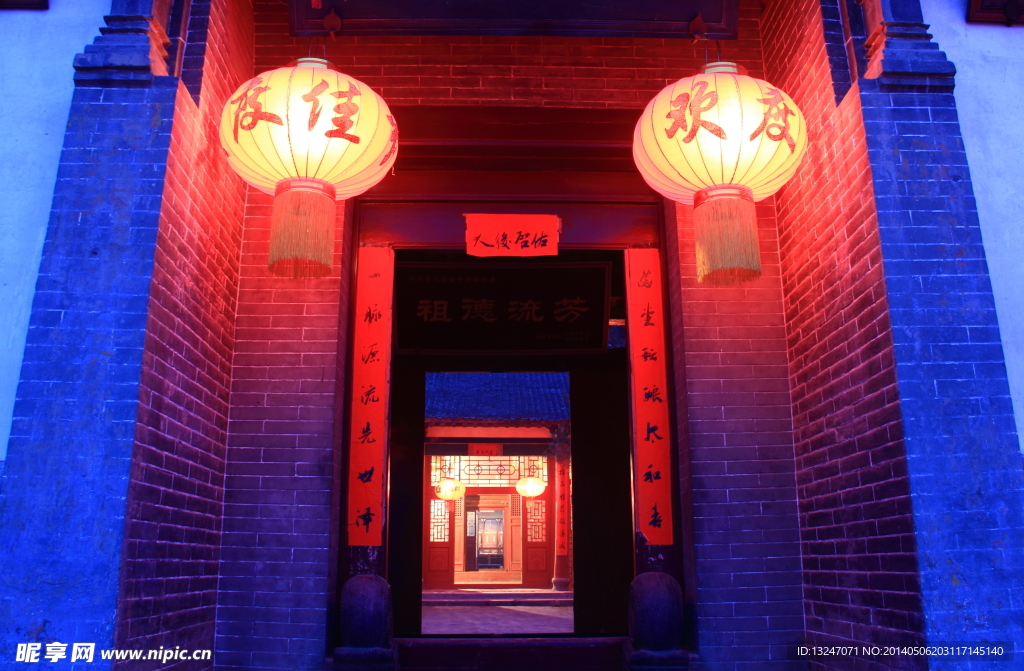 祠堂夜景