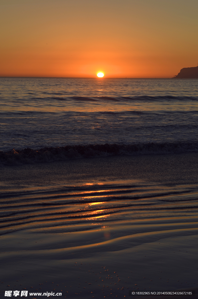 大海夕阳