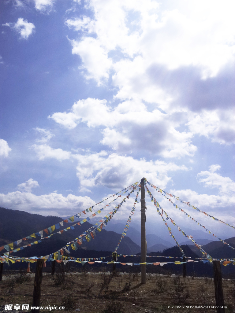 藏族祭祀 旗