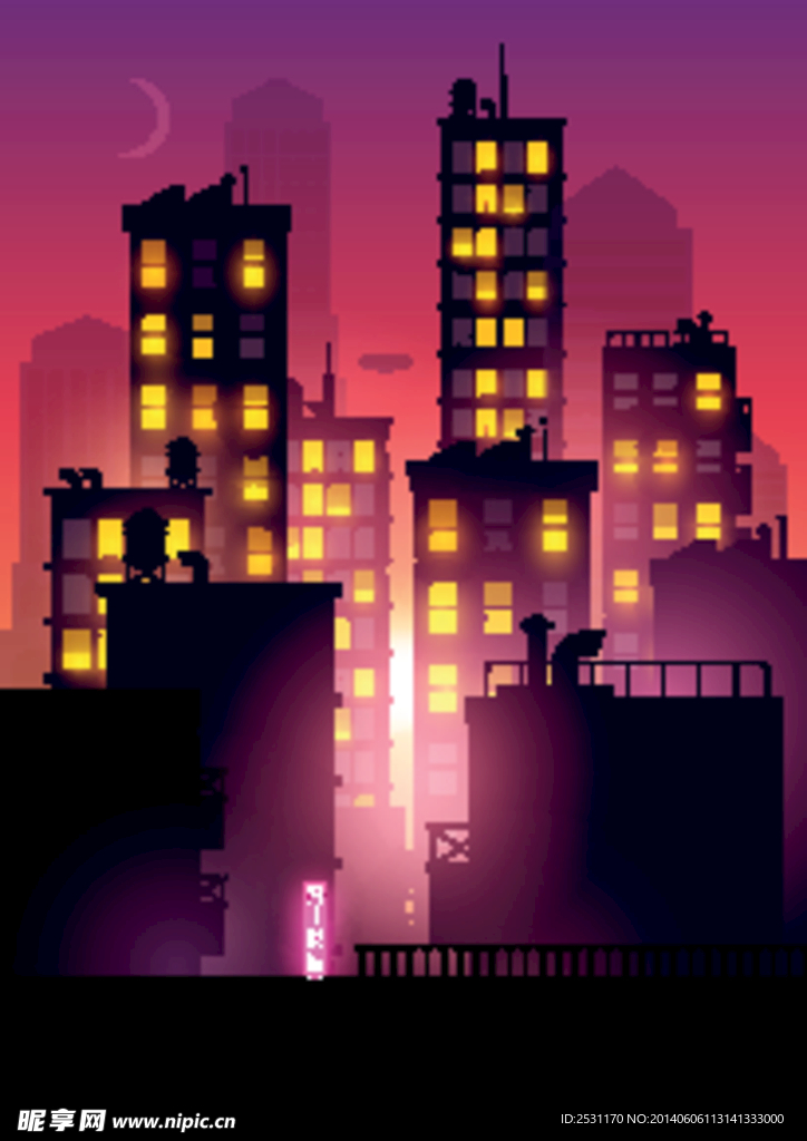 城市夜景