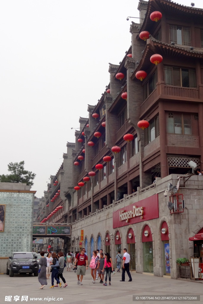 钟鼓楼广场街市