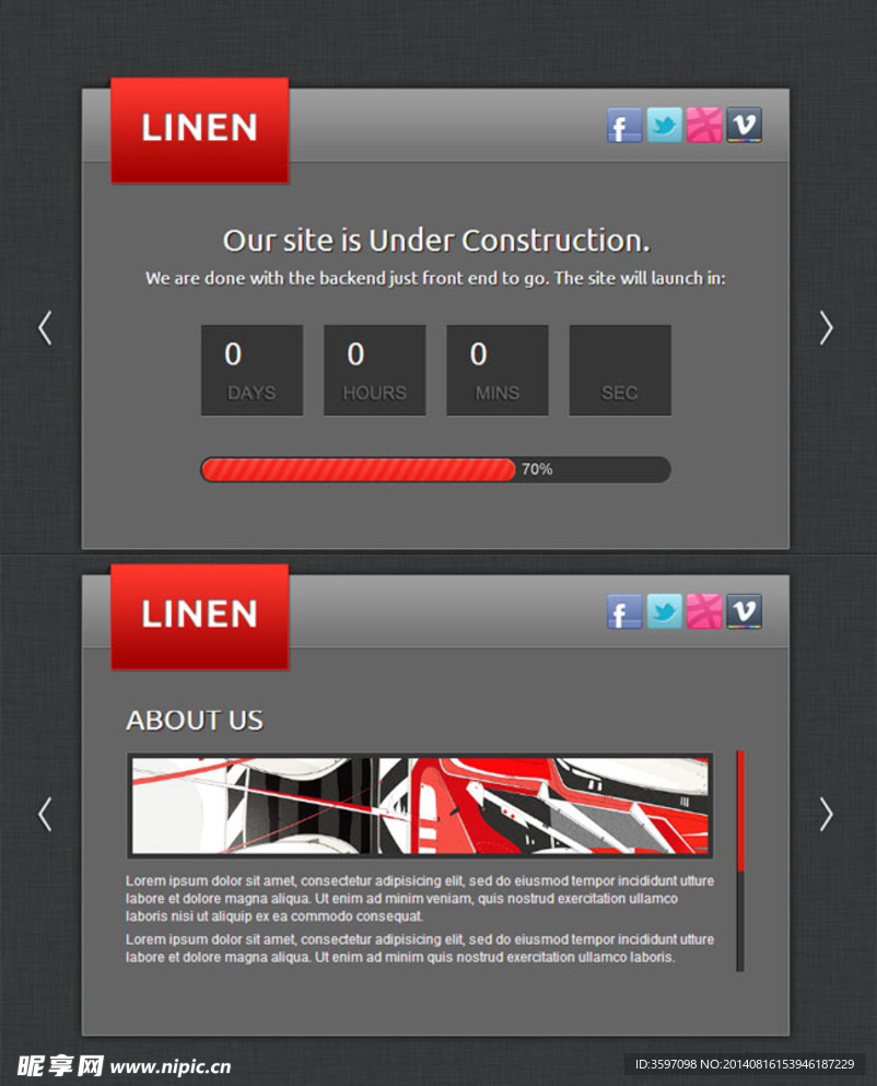 网站建设倒计时模板