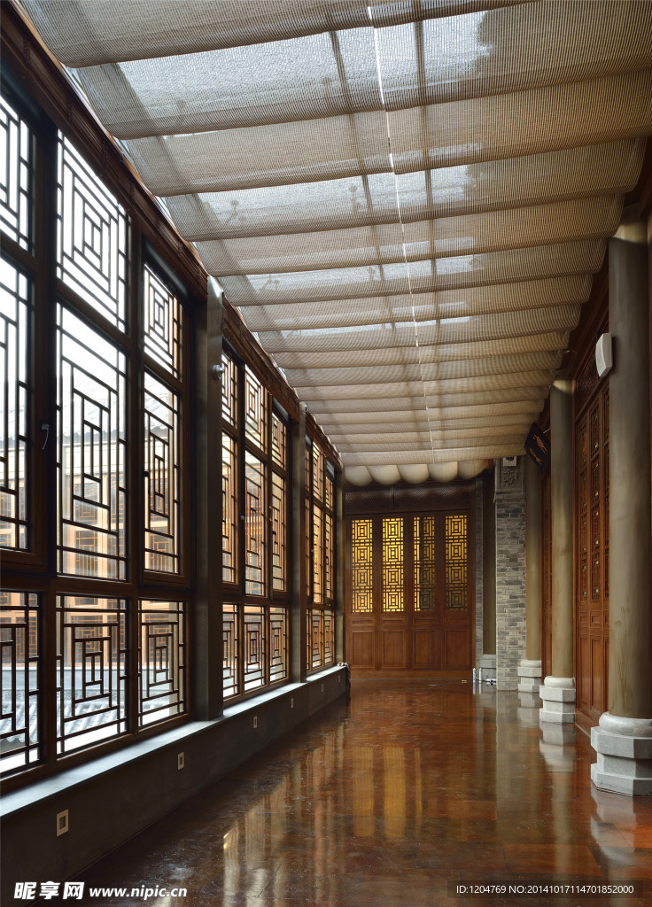 中式风格休闲会所设计