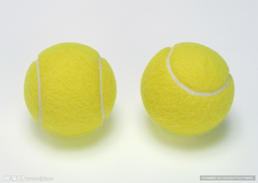 黄色网球图片