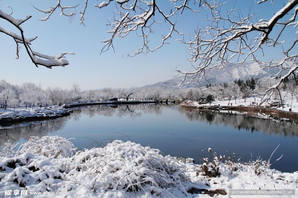 奥林匹克公园雪景
