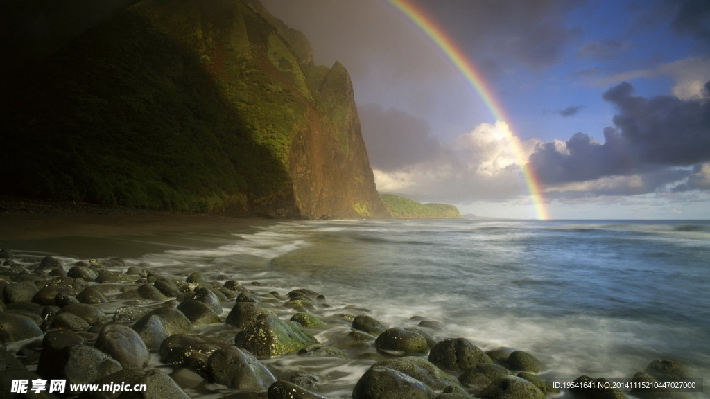 海边彩虹