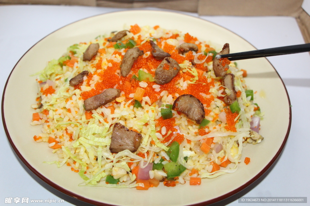 鹅肝蟹籽炒饭