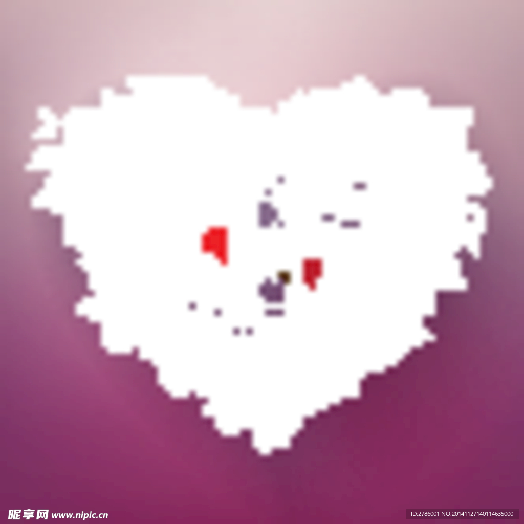 心形爱情鸟背景