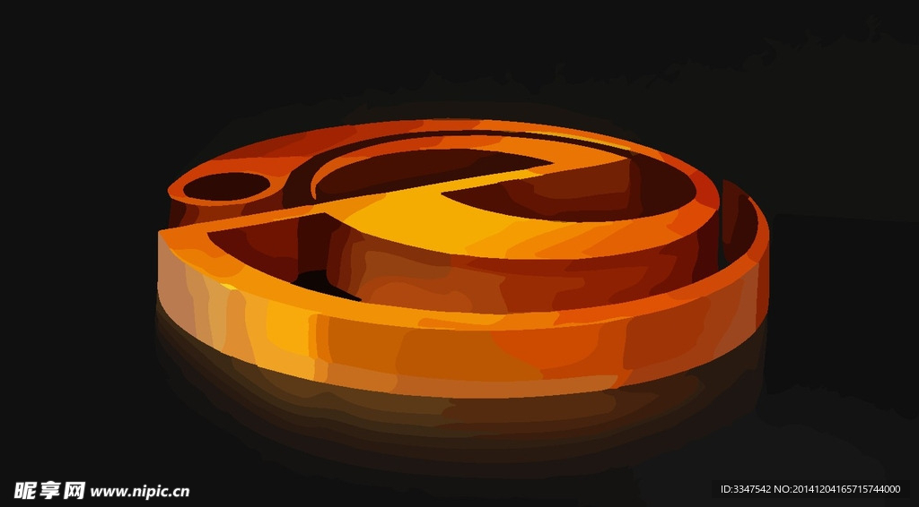 立体 logo