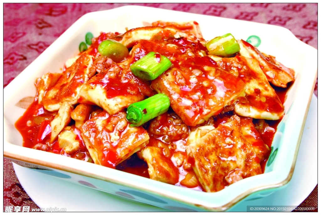 剁椒肉沫煎豆腐