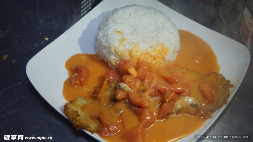 鲜茄鱼柳饭