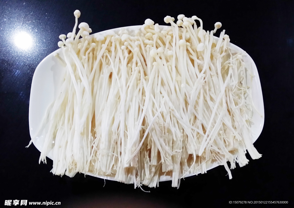 火锅 金针菇