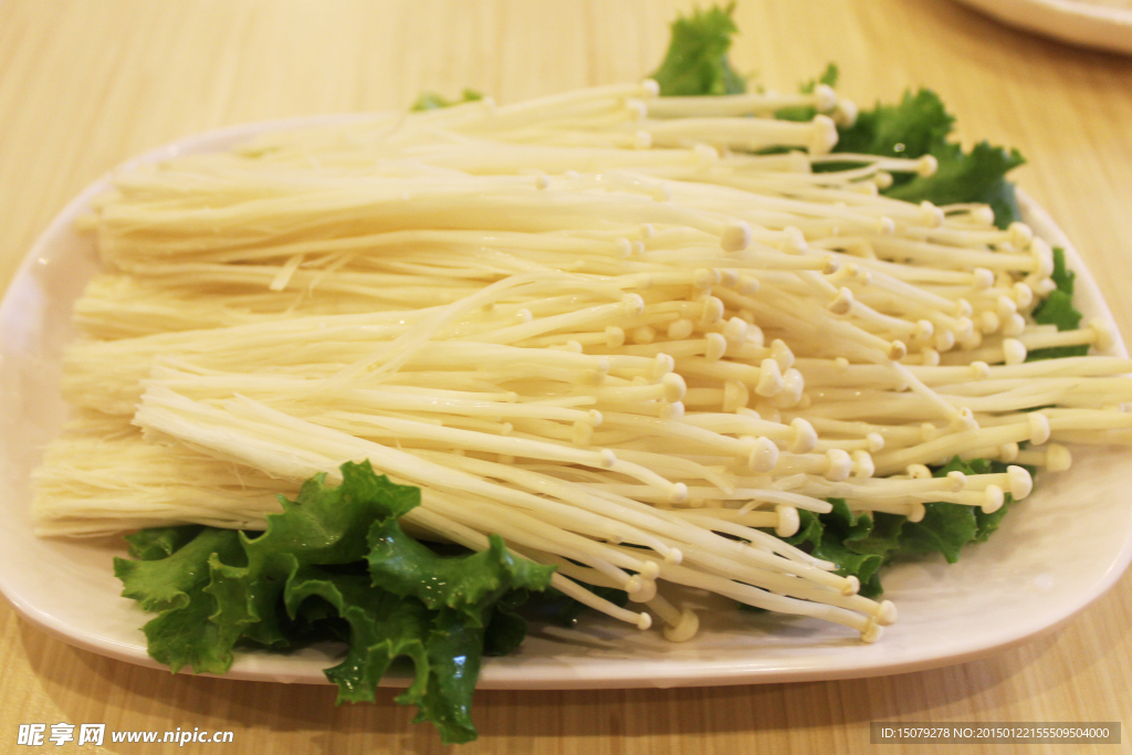 火锅 金针菇