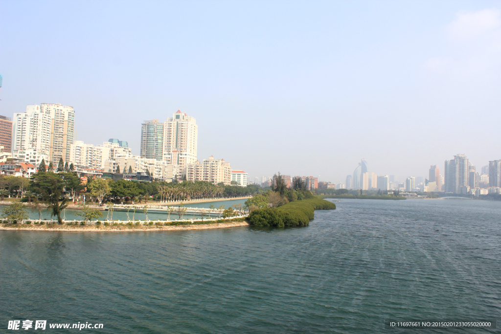 城市海景