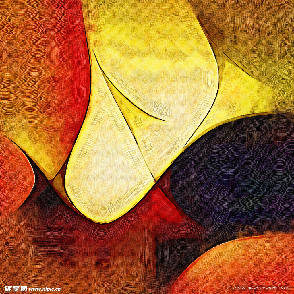 抽象画 装饰画 油画