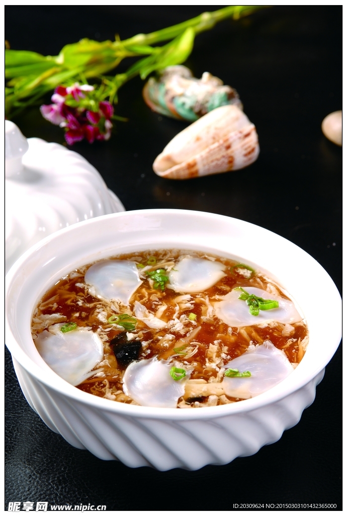 酸辣乌鱼蛋汤