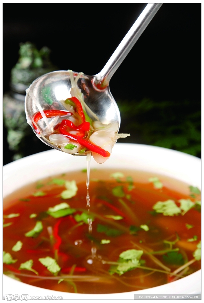 酸辣乌鱼蛋汤