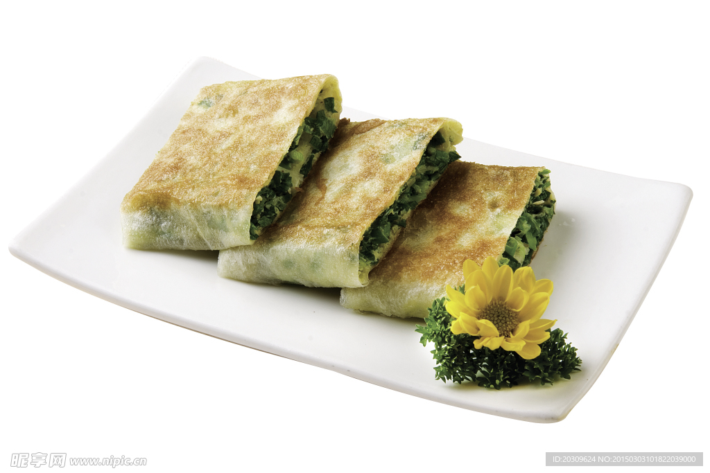 香葱鸡蛋三丈饼
