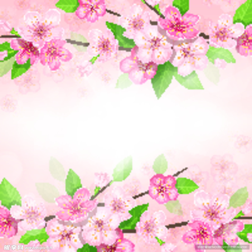 桃花背景