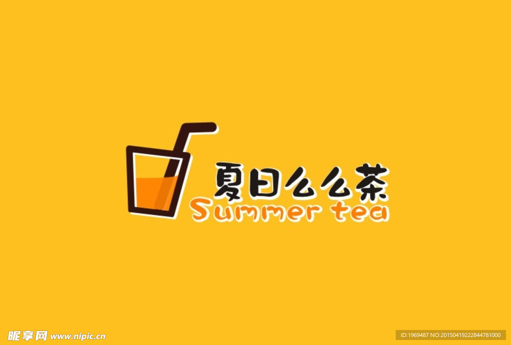 夏日么么茶LOGO