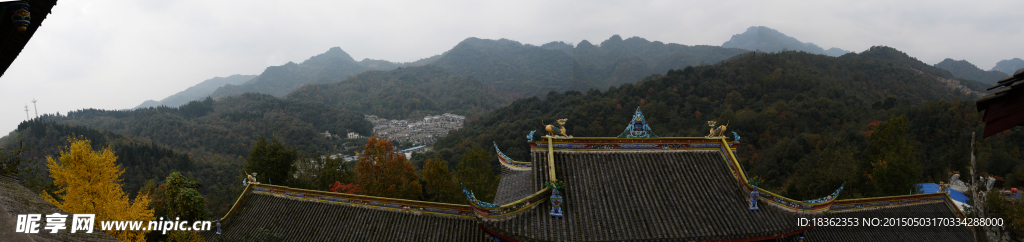 青城山全景