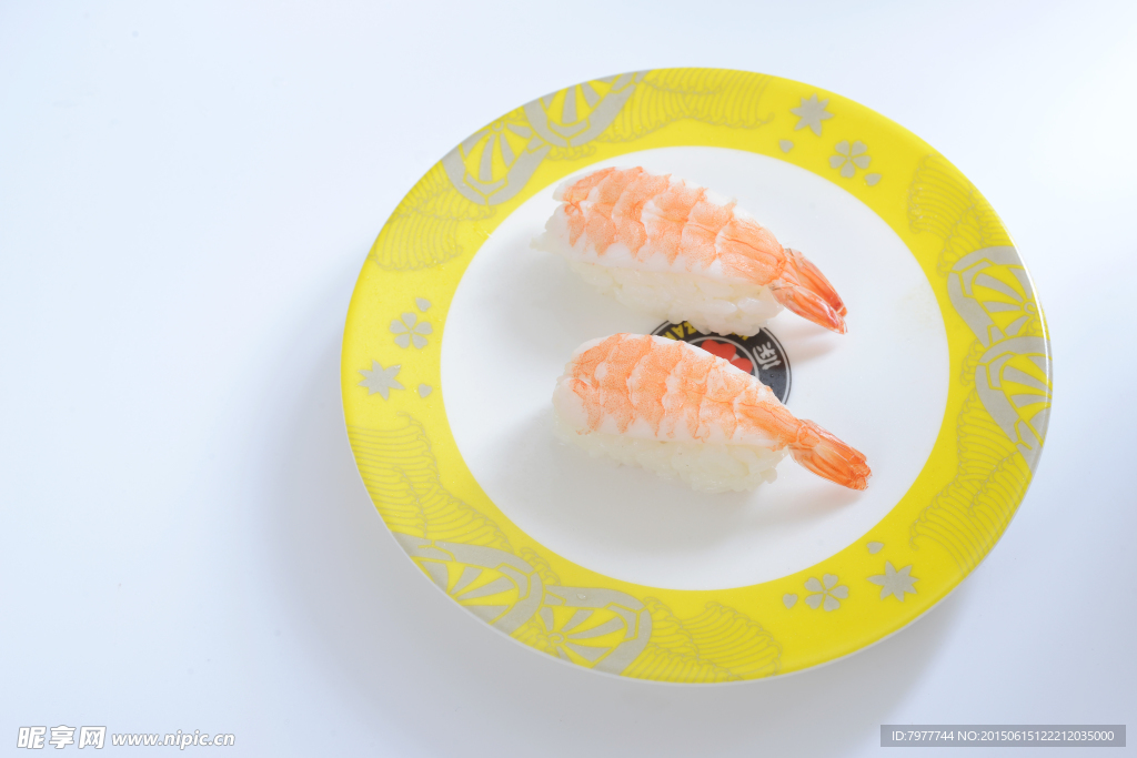 鲜虾寿司  菜谱素材