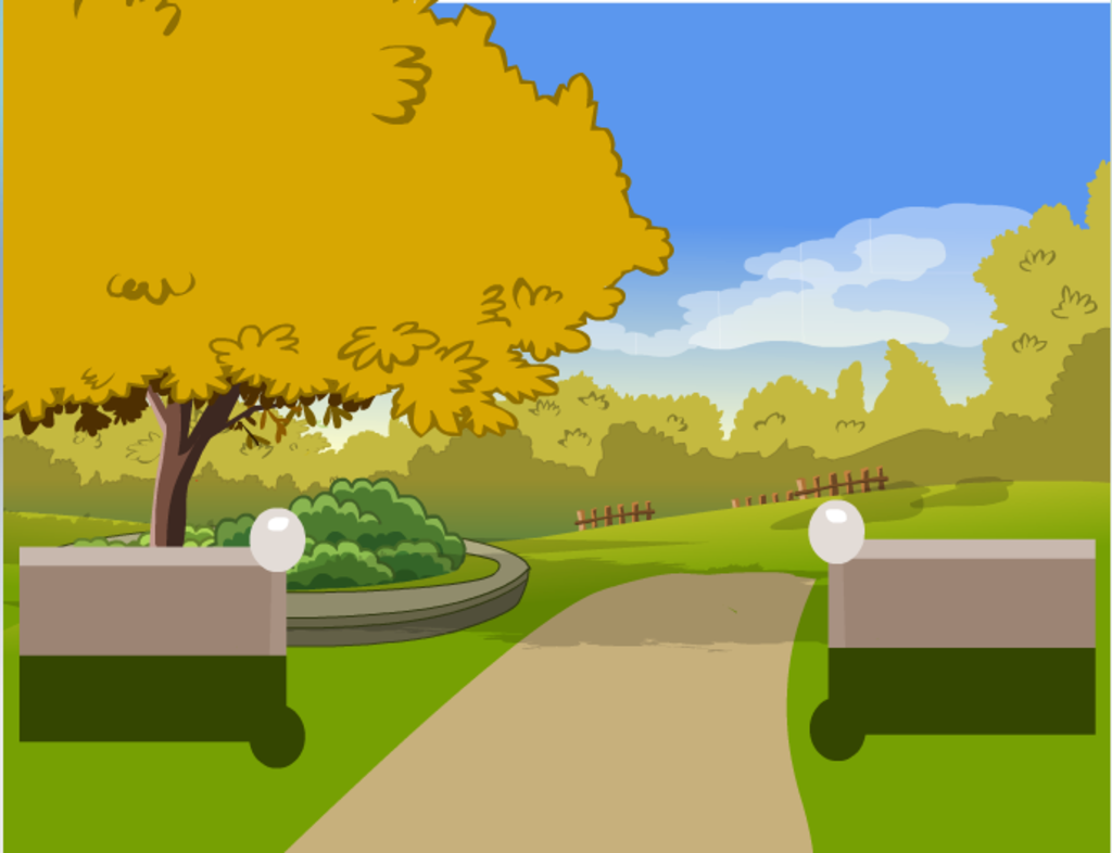 卡通公园场景flash动画