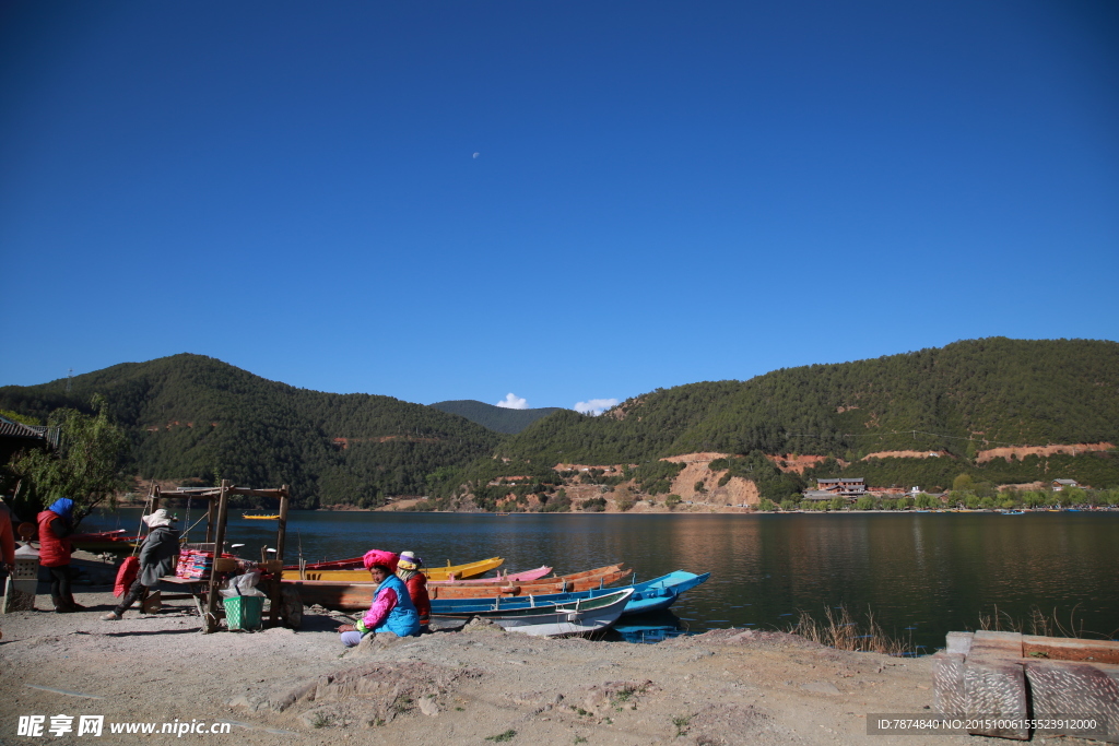 泸沽湖风光