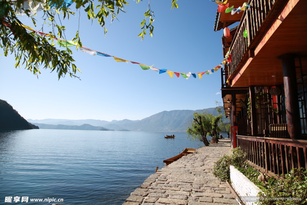 泸沽湖风光