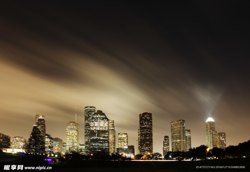 唯美城市夜景图片