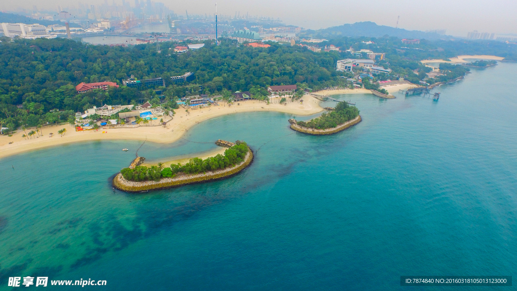 漂亮的新加坡海景