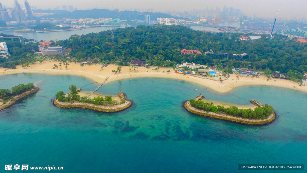 漂亮的新加坡海景