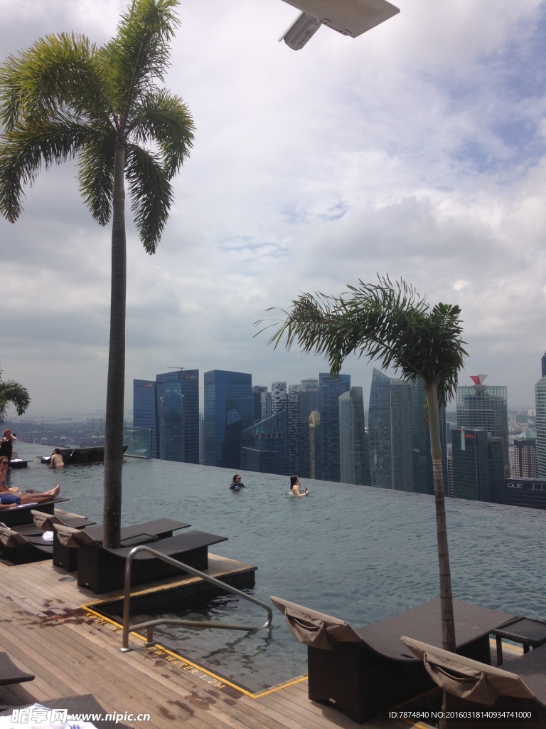 新加坡金沙空中花园泳池