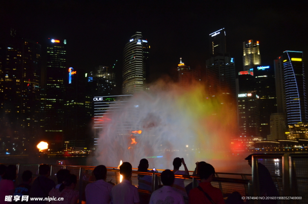 新加坡音乐喷泉