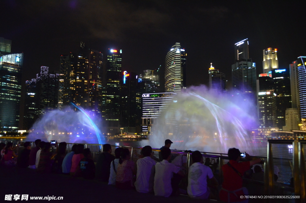 新加坡音乐喷泉