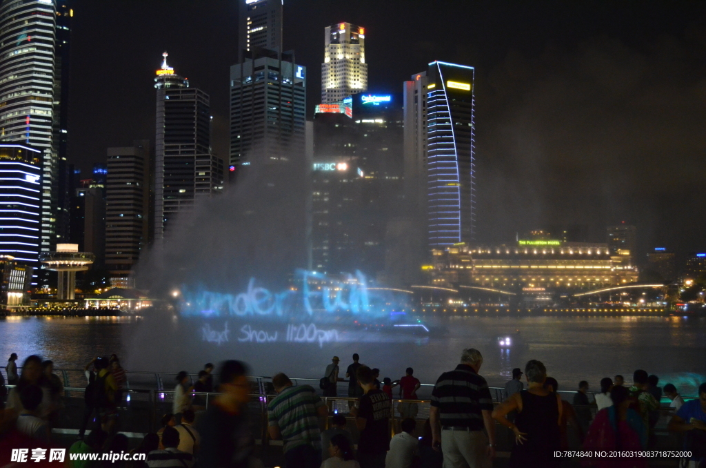 新加坡音乐喷泉