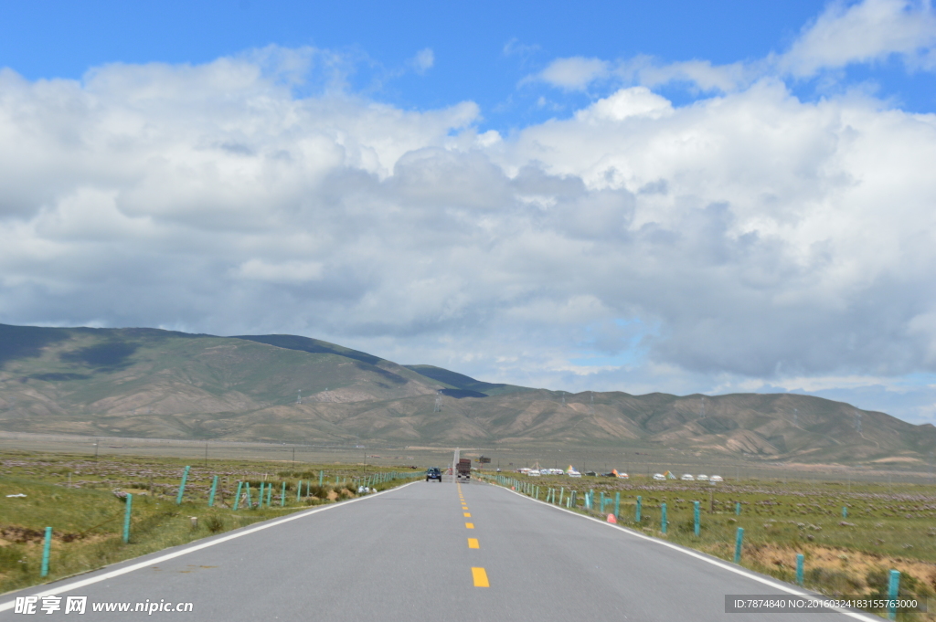 青海环湖公路风光