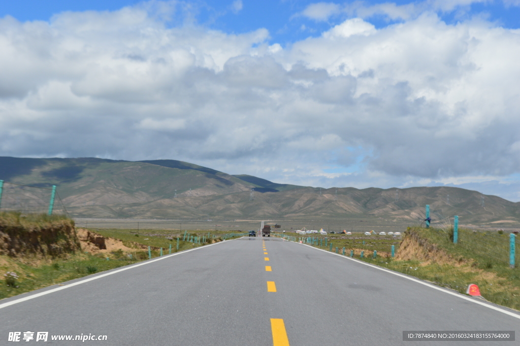 青海环湖公路风光
