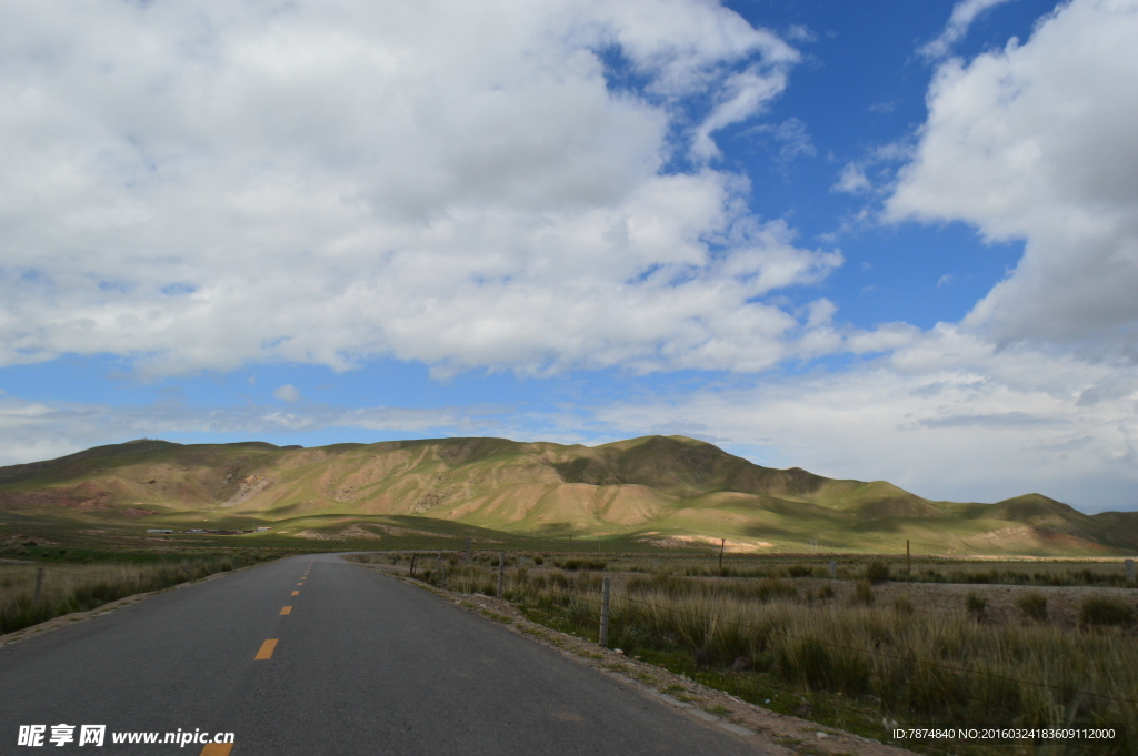 青海环湖公路风光