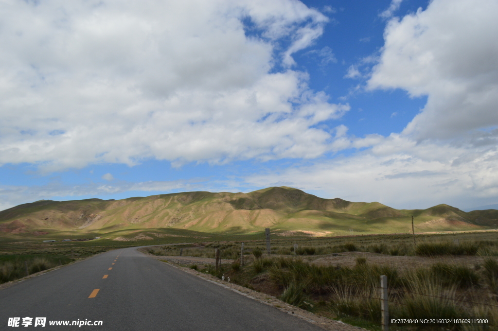 青海环湖公路风光