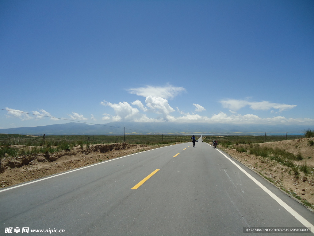 青海环湖公路风光